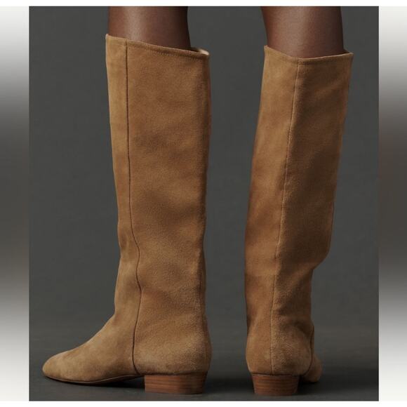 Anthropologie Silent D Bianca Boots Suede Size 39 - Picture 3 of 13